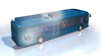 eGen Flex is capable of operating up to 50% of a bus’s typical route in engine-off mode. The system’s electric-only mode is activated through geofencing technology and eliminates engine emissions and noise while loading and unloading passengers and when operating in pre-defined dense pedestrian areas and zero-emission zones.