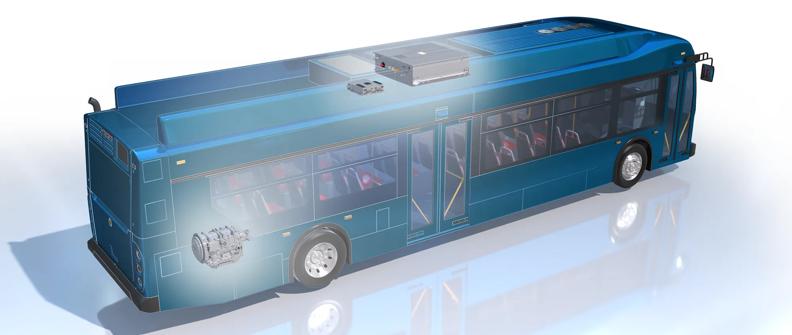 eGen Flex is capable of operating up to 50% of a bus’s typical route in engine-off mode. The system’s electric-only mode is activated through geofencing technology and eliminates engine emissions and noise while loading and unloading passengers and when operating in pre-defined dense pedestrian areas and zero-emission zones.