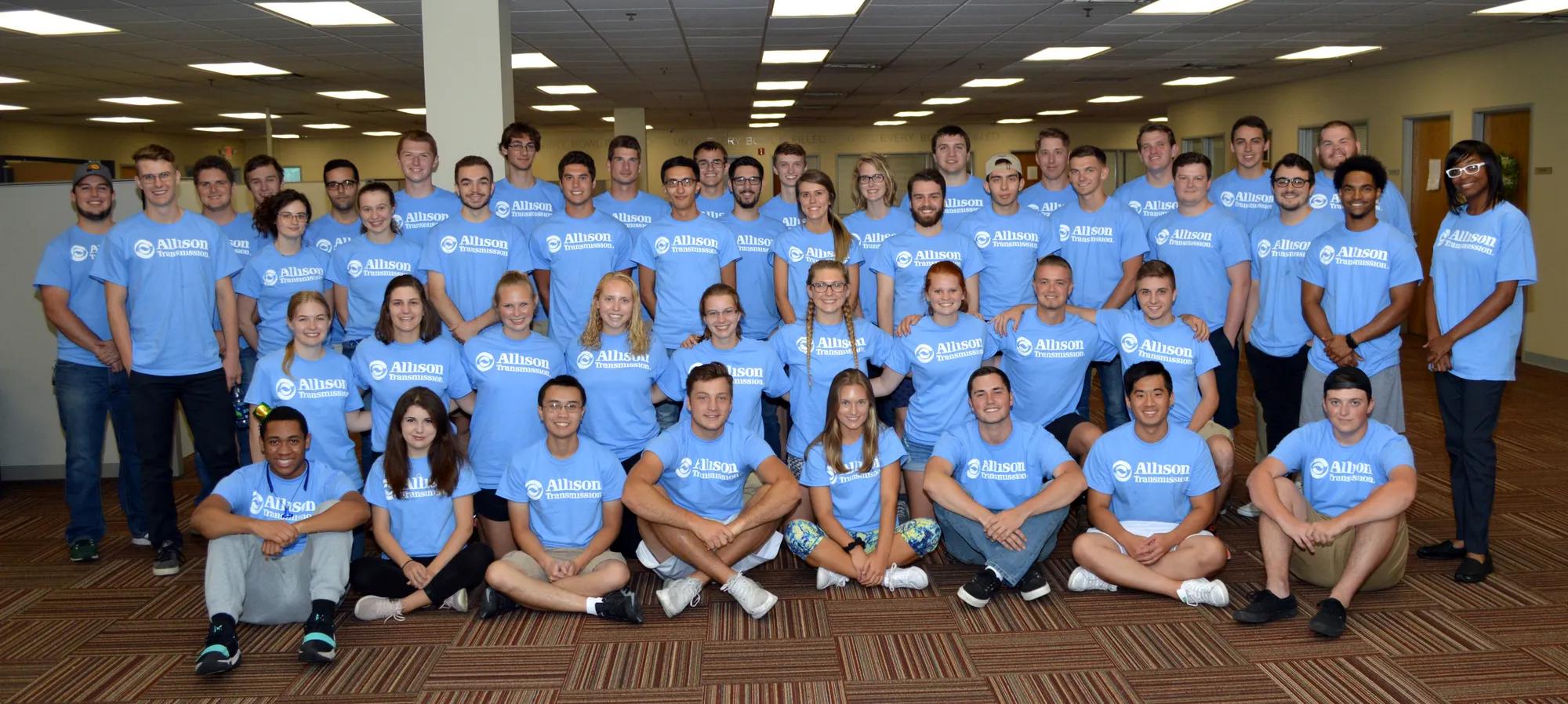 interns at Gleaner's Food bank,