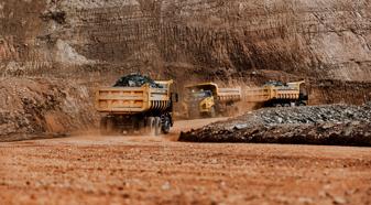 Sany truck operating in Brazil