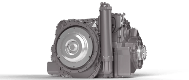 Product render of the X1100 transmission.