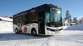 Sälen Buss  new Isuzu NovoCiti Life buses with Allison transmissions Sweden SkiStar