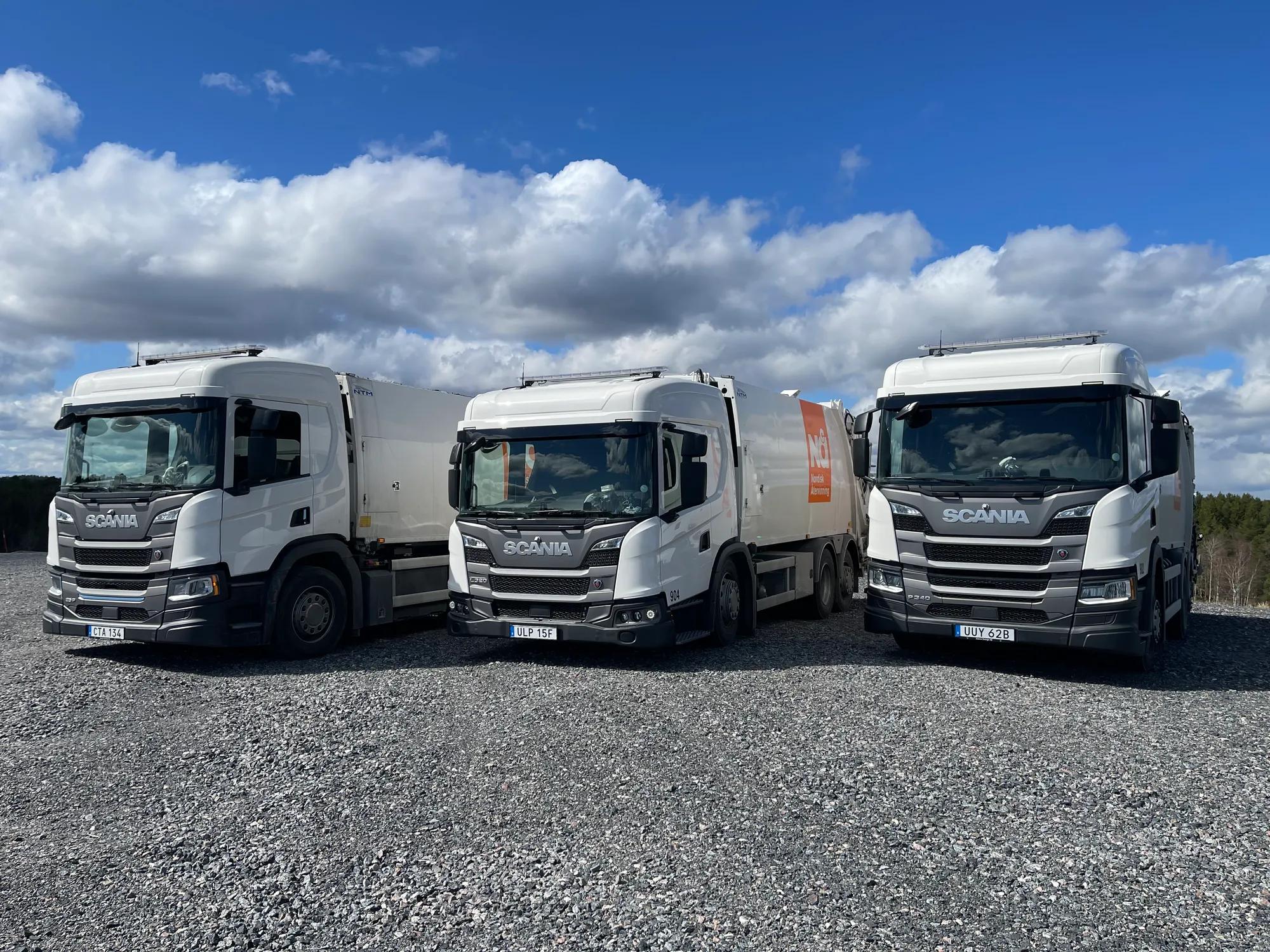 Nordisk Återvinning, a refuse and recycling company in Sweden, has ordered seven new trucks, six of which are equipped with Allison fully automatic transmissions.