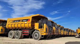 SANY wide body mining dump trucks equipped with Allison Wide Body Dump Series™ transmission are already in use.