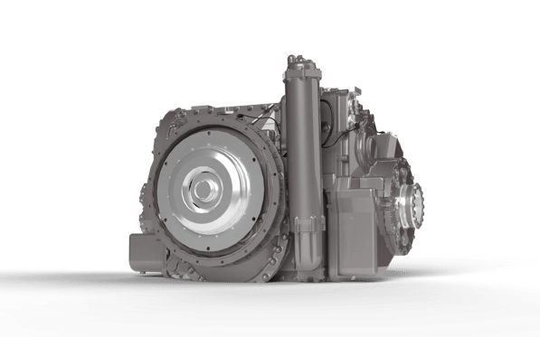 A product render of the X1100 transmission.