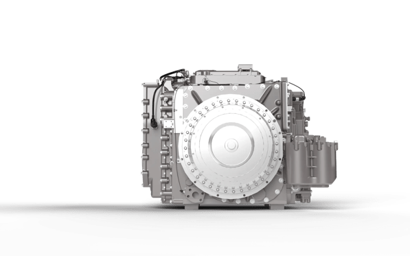 A product render of the 3040 MX transmission.