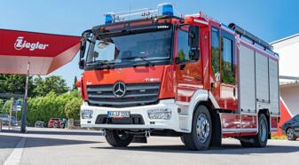 The six HLF 10 vehicles for the Baden-Württemberg Landesfeuerwehrschule on Atego chassis are equipped with Allison 3000 Series™ with Power Take-Off and Retarder (PR) fully automatic transmissions.