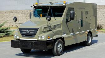 Agrale Argentina S. A. introduces its new chassis specially designed for armored CIT vehicles equipped with an Allison 2100 fully automatic transmission.