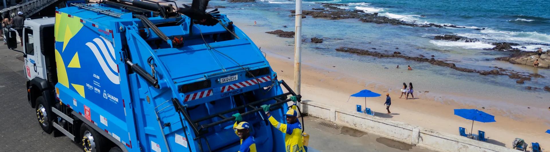 Refuse truck fleet from Salvador - Bahia - Brazil. VW 26.260 chassis.