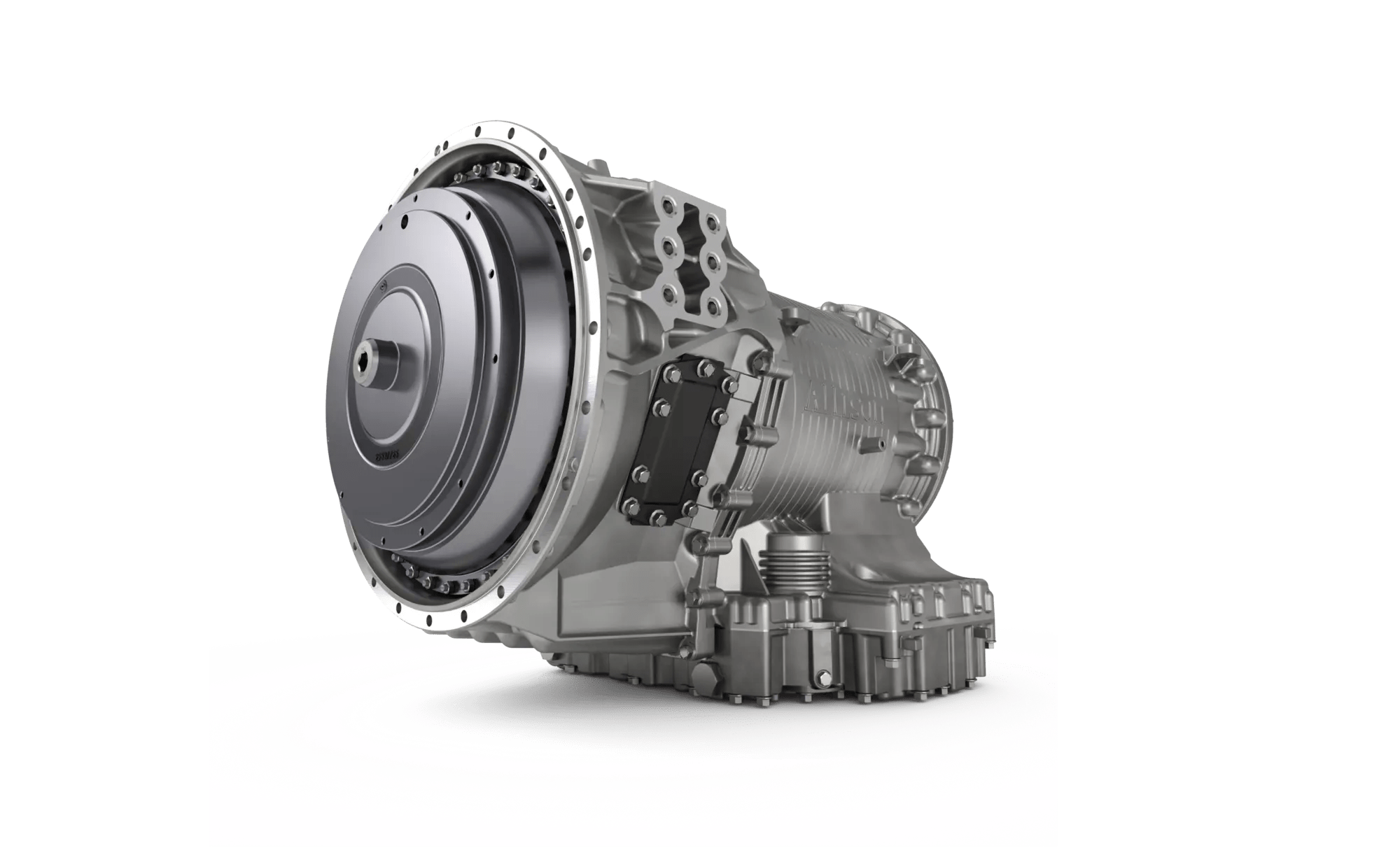 A product render of Allison's 4000 Series transmission.